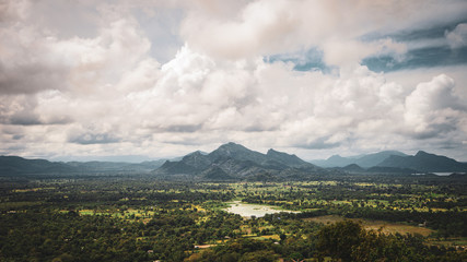 Fototapeta na wymiar Knuckles Gebirge in Sri Lanka
