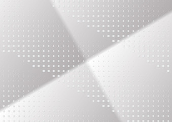 Abstract halftone dotted background. Transparency grunge rectangle pattern, square, shadow.  Gray modern optical pop art texture for posters, site, business card, cover, label mock-up, vintage sticker