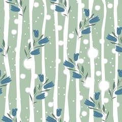 Floral Seamless Pattern. For backgrounds, wallpapers