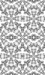 Old style ikat color etnical tribal hand - drawn pattern navajo motif for packing, wallpaper, batik background