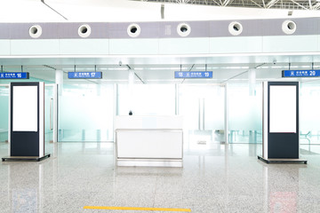 Interior of the airport