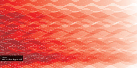 Vector sea background with abstract waves