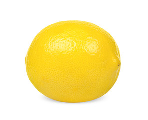 Lemon isolated on white with clipping path