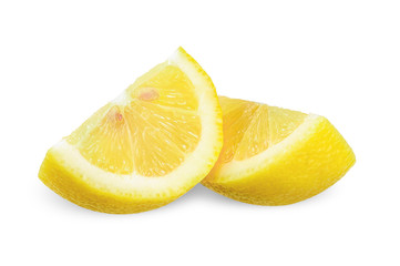 Lemon isolated on white with clipping path
