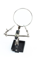 Holder to use in repair circuit board, isolated on white background - Image