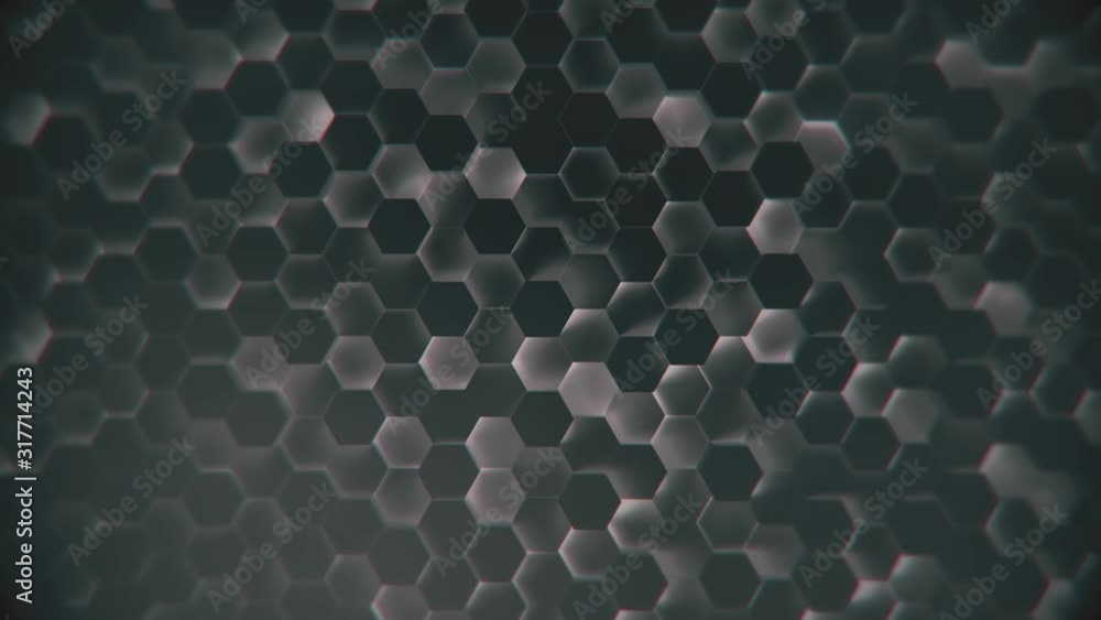 Poster abstract scifi technology hexagon model background technical background made of black hexagons with 