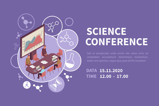 Scientific Conference Banner - Powered by Adobe