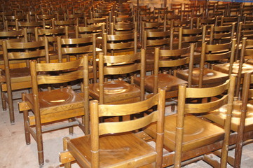 Kirche Stühle Stuhl