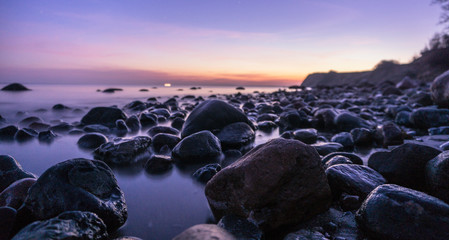 D&auml;mmerung am Meer