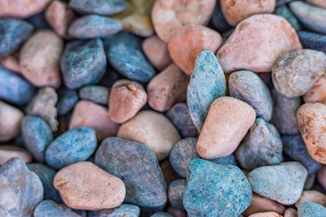  Abstract nature pebbles background. Blue pebbles texture. Stone background. Blue vintage color. Sea peblles beach. Beautiful nature. Turquoise color 