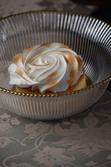 chocolate cake with cream