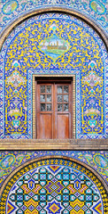 Renovated old building in Golestan palace in Tehran, Iran