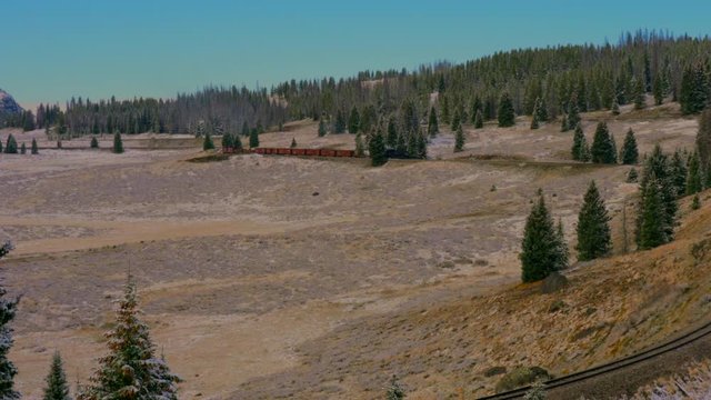 Cumbres & Toltec Scenic Steam Train, from Chama, New Mexico to Antonito, Colorado over Cumbress Pass 10,015 Elevation