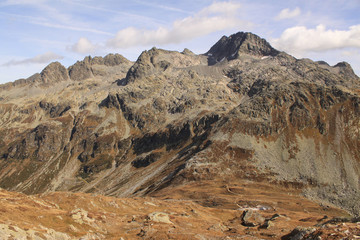Schwarzhörner über dem Splügenpass