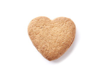 Cookie hearts isolated on a white background