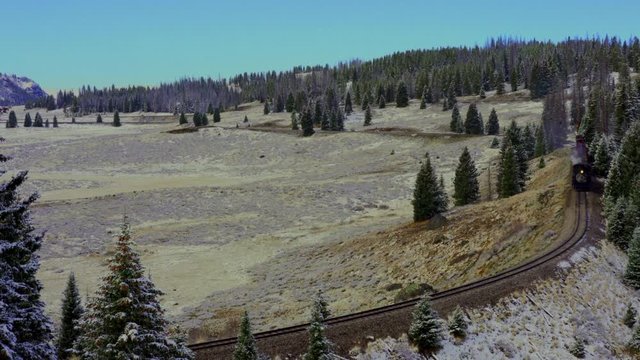 Cumbres & Toltec Scenic Steam Train, from Chama, New Mexico to Antonito, Colorado over Cumbress Pass 10,015 Elevation