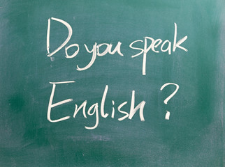 Obraz premium Do you speak english ?