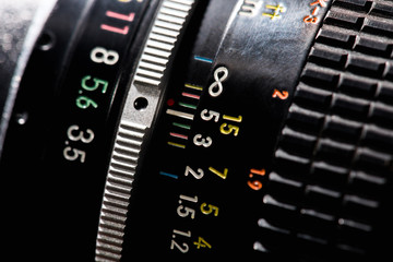 Lens photo scale