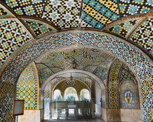 Karim khani nook in Golestan palace museum in Tehran, Iran