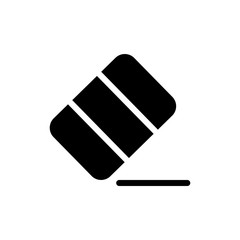 Eraser icon vector simple and trendy design