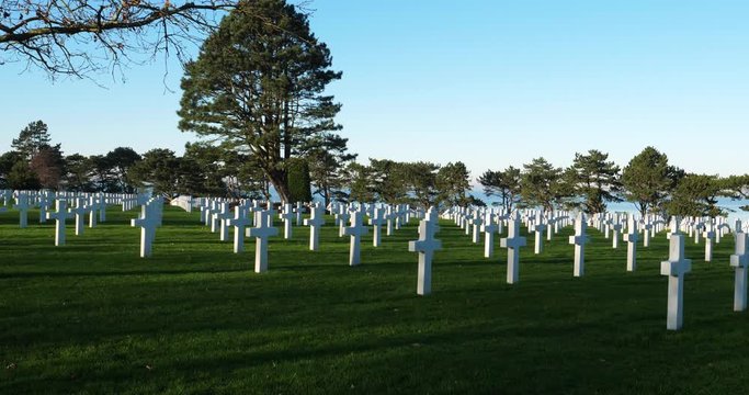 American war cemetery, Colleville sur Mer, Manche,France