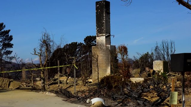  Destroyed homes from 2017 Thomas Fire off Foothill Road in the Via Arroyo and Via Pasito neighborhood