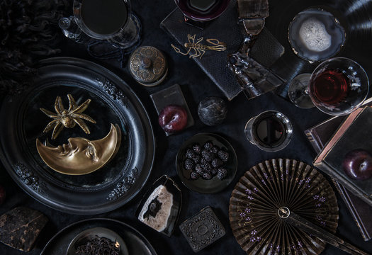 Black still life