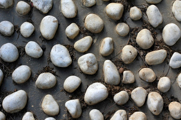 Stones on the ground