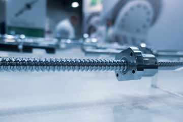 Ball screw transmission. Metal part