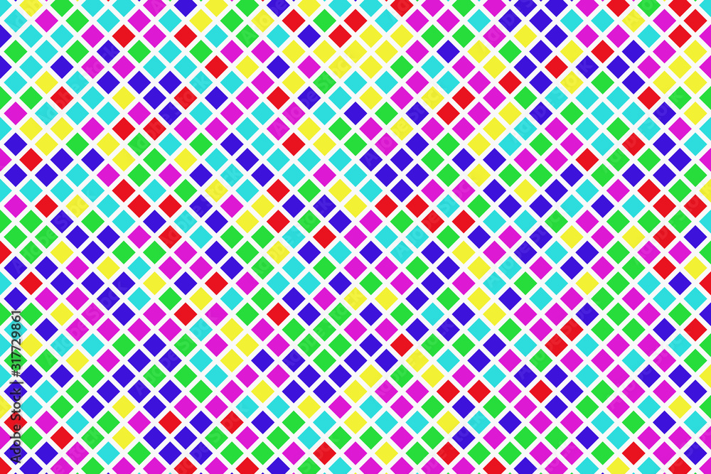 Poster abstract color squares background. pixels and squares.