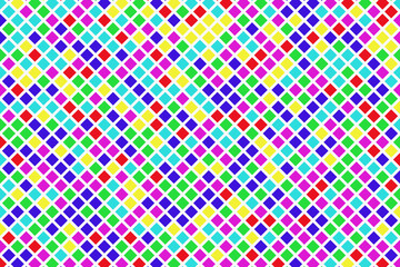 Abstract color squares background. Pixels and squares.