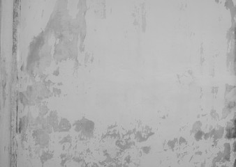 Old white concrete wall for the background