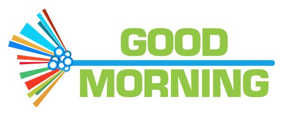 Good Morning Colorful Graphical Bar 