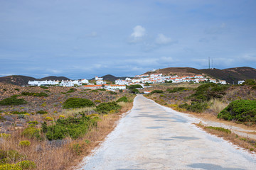 Fototapeta na wymiar beautiful holiday resort Carrapateira, dune landscape West Algarve Portugal