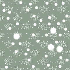 Floral Seamless Pattern. Unique Delicate Design. Vector Illustration.