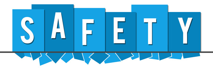 Safety Blue Random Shapes Top Boxes 