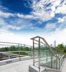 modern business center in hongkong