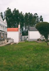 Obraz premium View of a cemetery