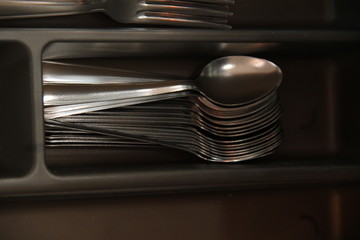 New cutlery drawer in the kitchen kitchen