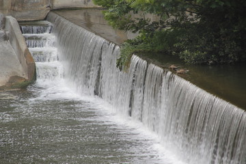 River in the suburbs of Bilbao