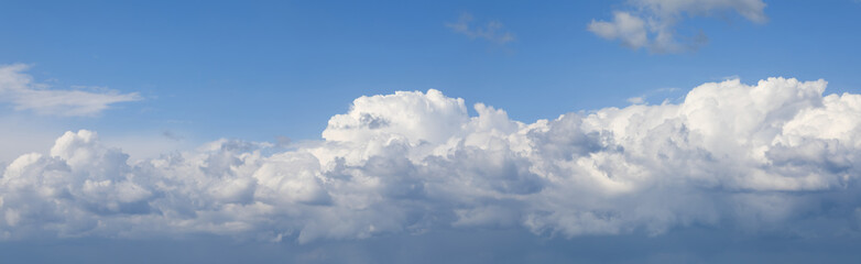 Naklejka na ściany i meble Clouds Panoramic background. Blue sky Panoramic. 
