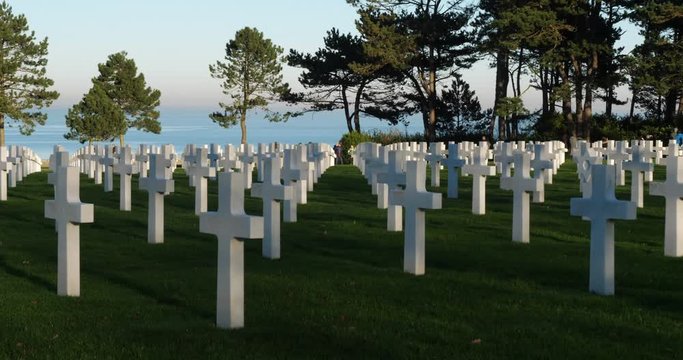 American war cemetery, Colleville sur Mer, Manche,France