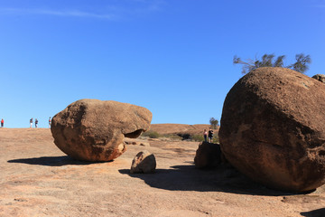 Wave rock formation, near Hyden in Western Australia
