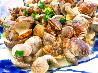 アサリのバター炒め