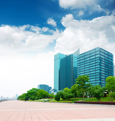 Obraz premium Shanghai, China, the Bund and the Huangpu River