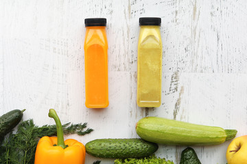 Vegetables and fruit smoothies for weight loss and health