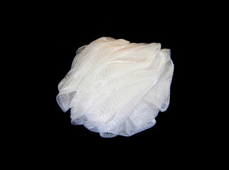 Fototapeta premium washcloth isolated on black background