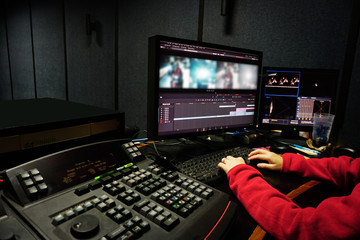 Color correction control machine for edit or adjust color on digital video movie or film 