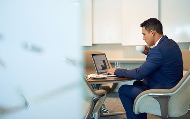 Putting in the work hours over coffee