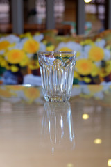glasses on the table